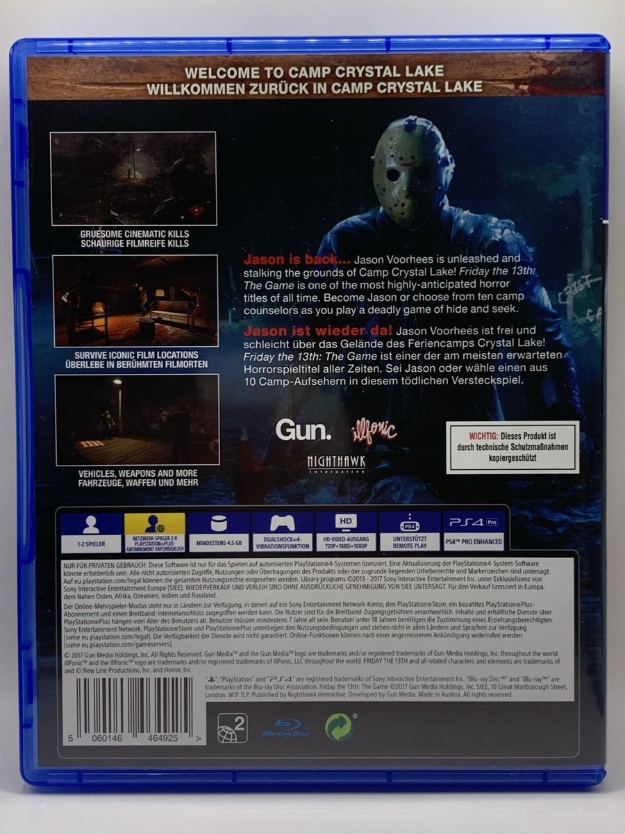 Sony Spiele: Friday the 13th The Game - PS4 – Gebraucht aus Ostermundigen von RG-Collector 1