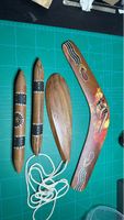 Bumerang , Klangholz, Schwirrholz  - Handarbeit