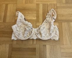 Damen BH Hanro Spitze Hautfarben 80D Neu
