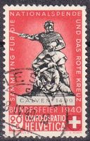 5c, hellrot mit gestempelt LIESTAL