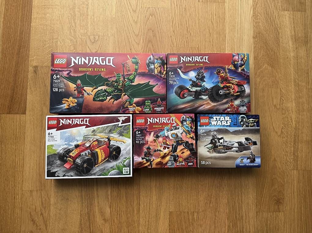 Lego Spielzeuge: LEGO NINJAGO & Star Wars Paket  5 Sets – Gebraucht aus Meinisberg von Knightdeals