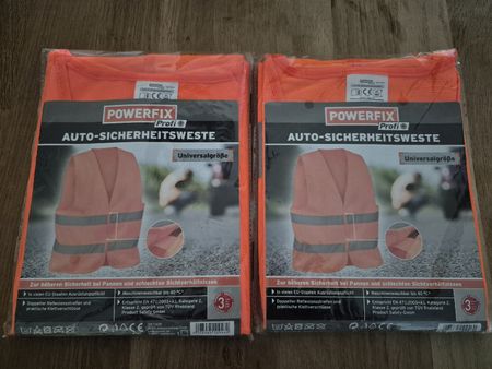 2 Auto-Sicherheitswesten, Universalgrösse