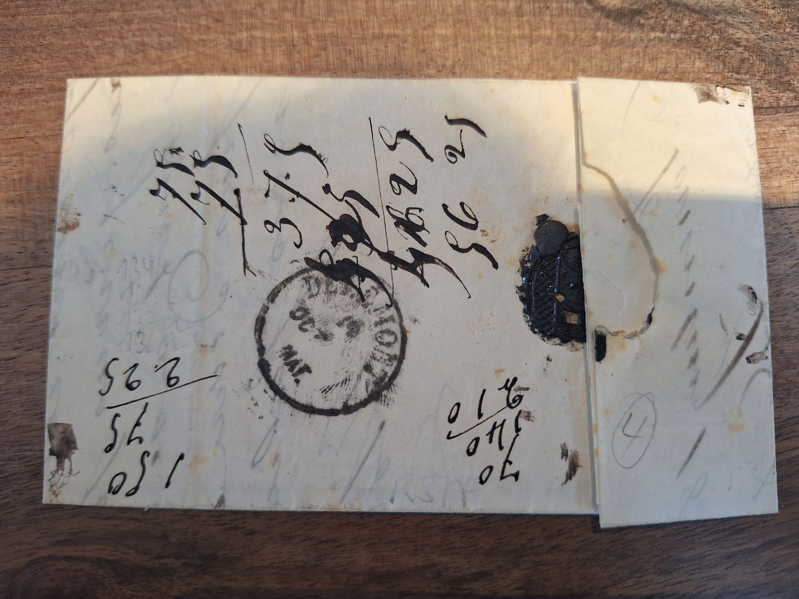 Alle Briefmarken: Strubelbrief 23F mit Attest Kat. 2500.- Pruntrut - Delsberg – Gebraucht aus Balgach von SIMEON27 1
