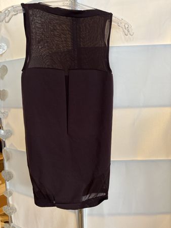 Wolford d.braunes Top mit Netz-Einsätzen, Grösse xs
