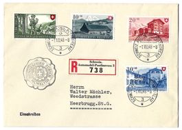 Pro Patria Satzbrief mit Sonderstempel Bundesfeier 1948