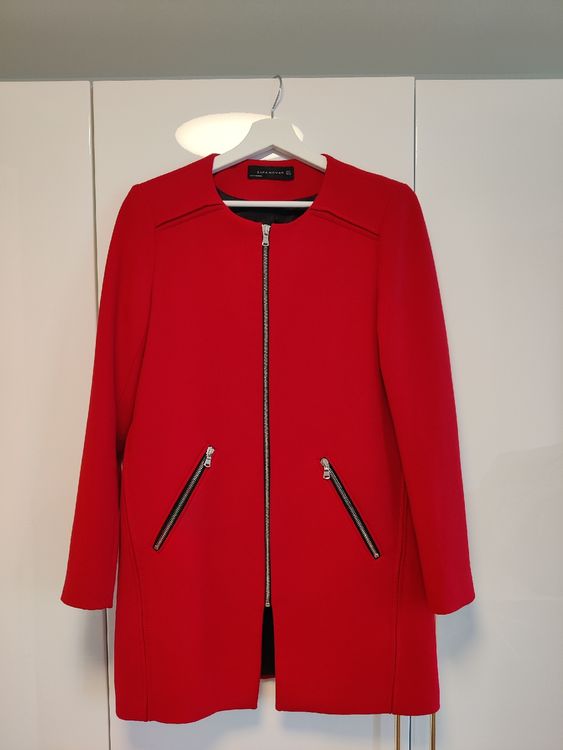 Zara Cappotti: Longblazer / Kurzmantel Rot – Nuovo (secondo la descrizione) da Boswil venduto da sar_f6qy