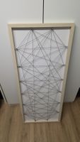 String Art Bild geometrisch Holzrahmen neu