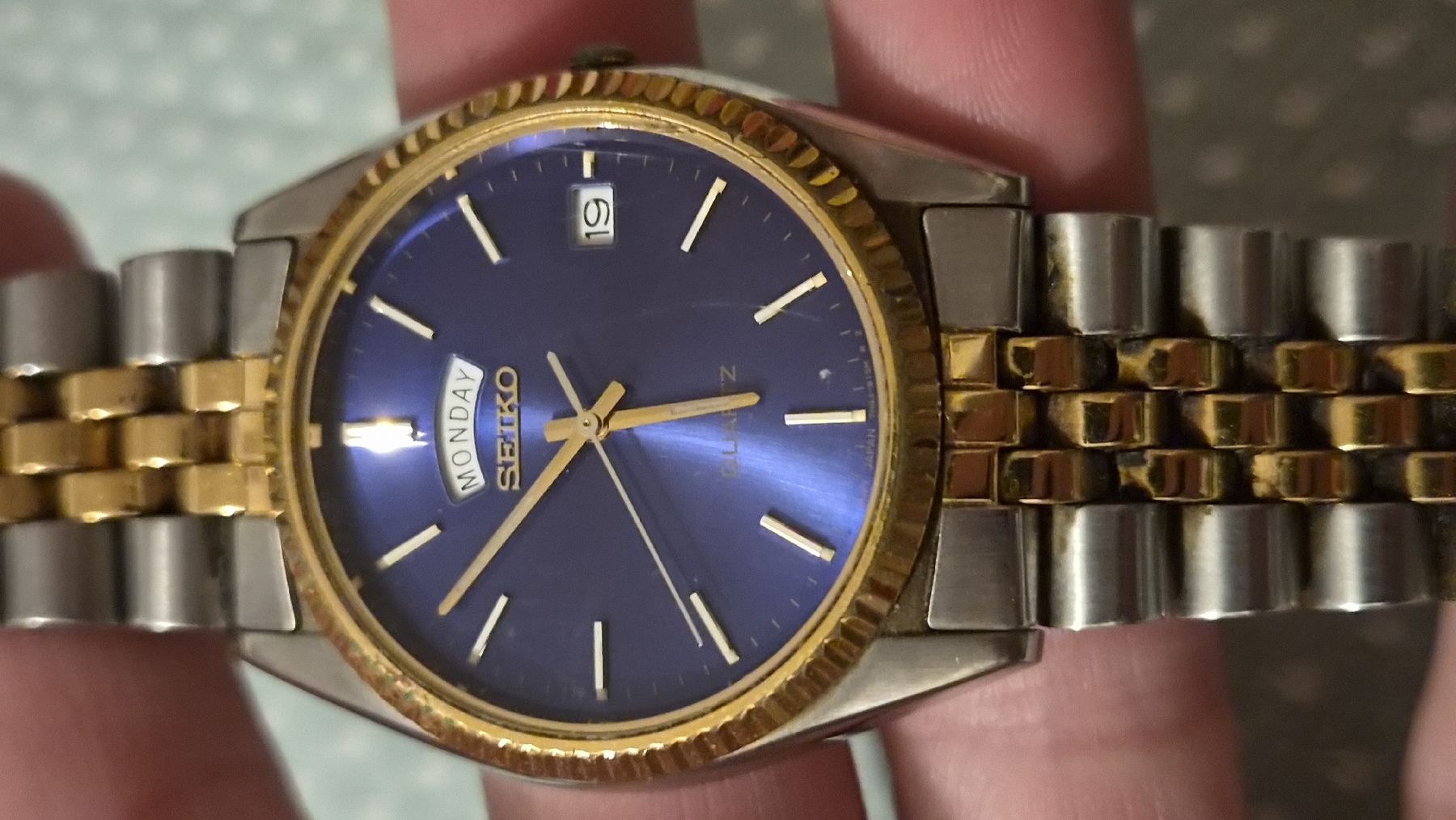 Seiko Orologi: Seiko Quarzuhr  – Usato da Kölliken venduto da Upcycling-by-Mc-TAM 1