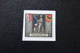 FÜS.-BAT. 33 Soldatenmarke auf Papier 1917