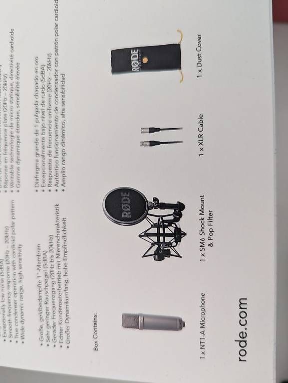 Microfoni: Rode NT1-A Complete Vocal Recording Solution – Usato da Kriens venduto da RouvenPe 1
