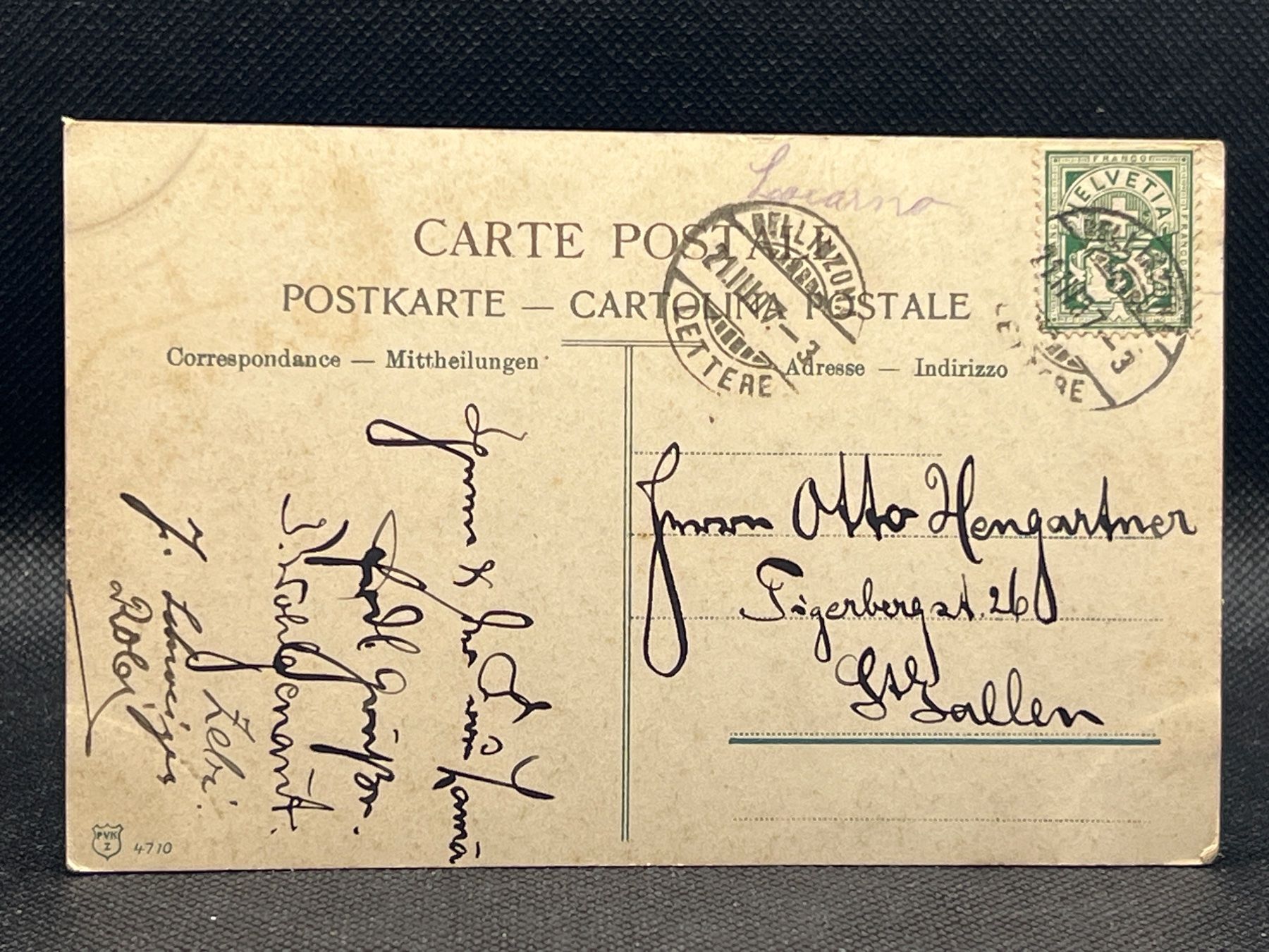 Cartoline postali: Ponte Brolla presso Locarno – Usato da Widnau venduto da Brusi9 1