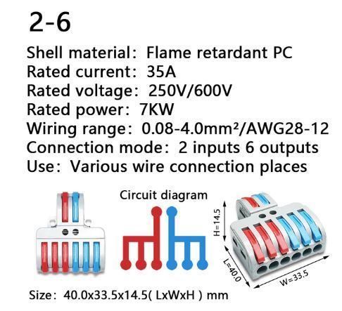 Componenti elettronici: Connecteur à sortie multiples 7 types Multiple Output Connec – Nuovo e nell'imballaggio originale da Delémont venduto da abonprix 1