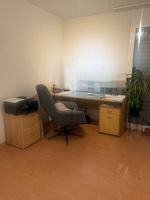 Massivholz-Bürotisch inkl. 2 Korpusse