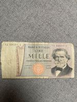 Alte Banknote Italen 1000 Lire 1969 (1)
