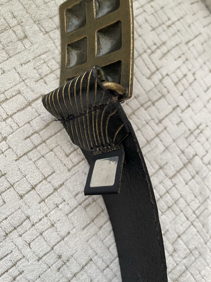 Roberto Cavalli Gürtel: Ceinture Roberto Cavalli, cuir noir – Neu (gemäss Beschreibung) aus Genève von iry_67wr 1