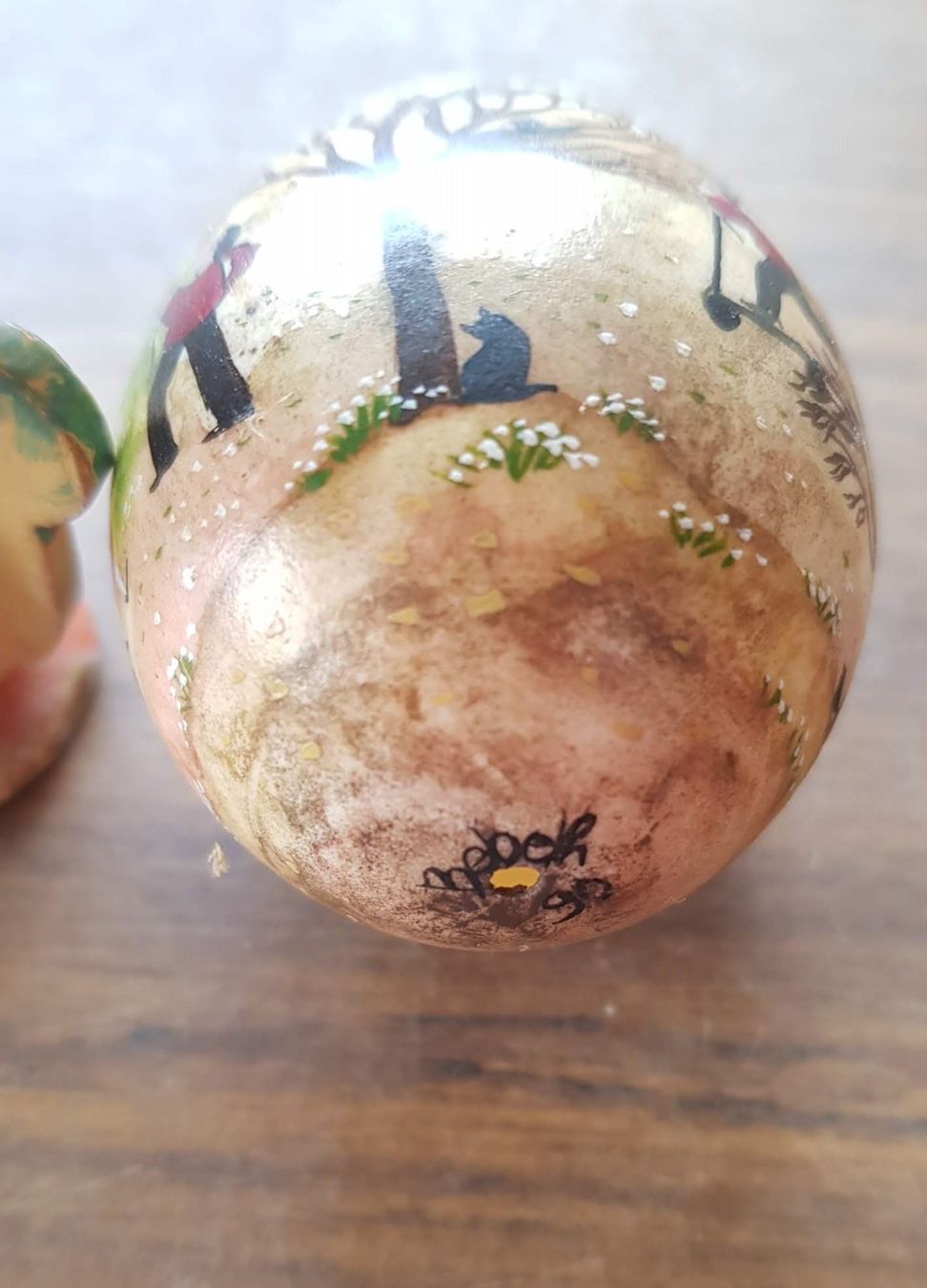Figuren: Osterei Küstlerei Nr.1 – Gebraucht aus Mörschwil von antiksalon 9