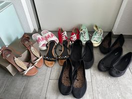 Schuhpaket Damen 9 Paar Gr. 40-41👟👡🥿👠