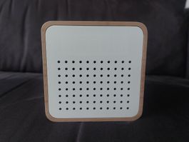 Interval Wecker aus Holz mit BluetoothLautsprecher Weiss