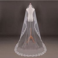 NEUER Braut - Schleier IVORY 3m - ohne Kamm - 202537