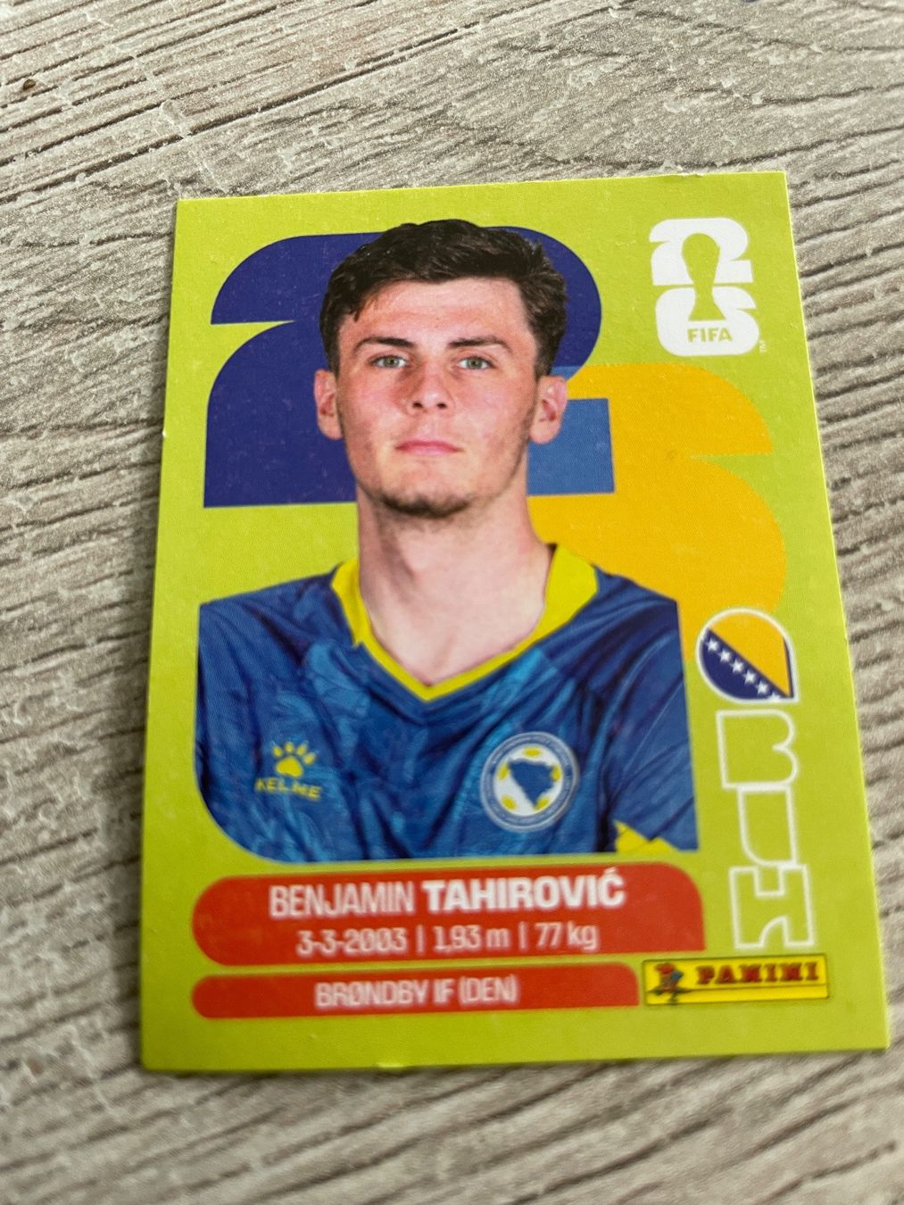 Panini Carte collezionabili: Panini Sticker - Benjamin Tahirović – Usato da Neftenbach venduto da Justine76