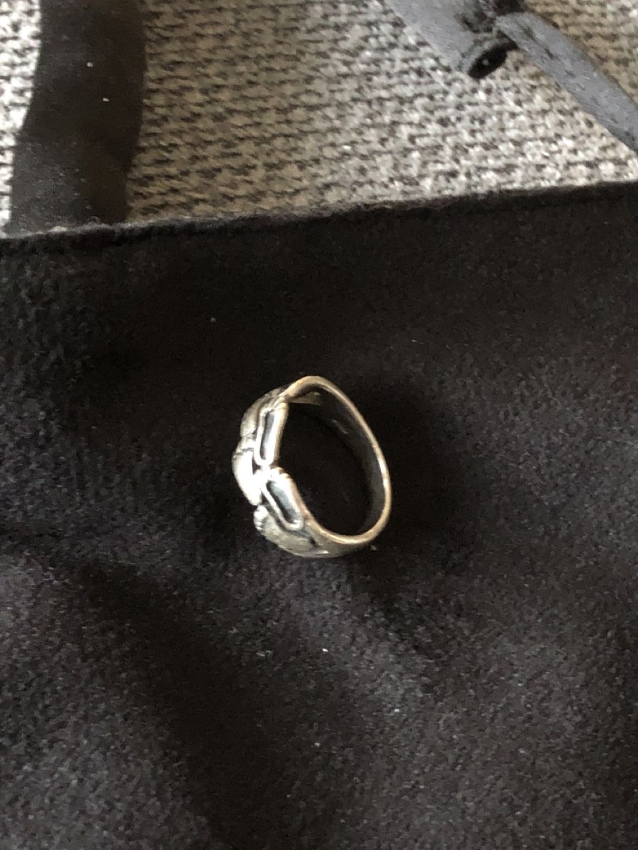 Anelli: Sterling silver Ring 925 Füße Muster 45Gr – Usato da Läufelfingen venduto da Original100 1