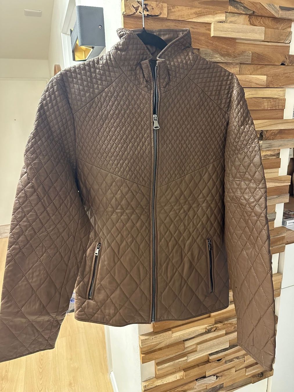 Giacche: Lederjacke Braun M – Nuovo e nell'imballaggio originale da Frümsen venduto da Swissline90