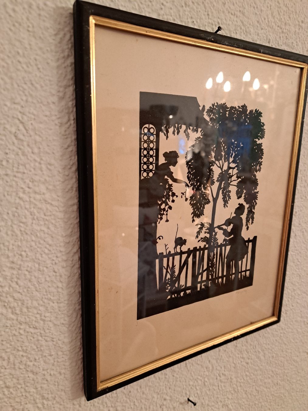 Grafiken & Lithographien: Scherenschnitt Giulietta e Romeo Romeo und Jullia – Gebraucht aus Kölliken von Lieblings-stuecke 2