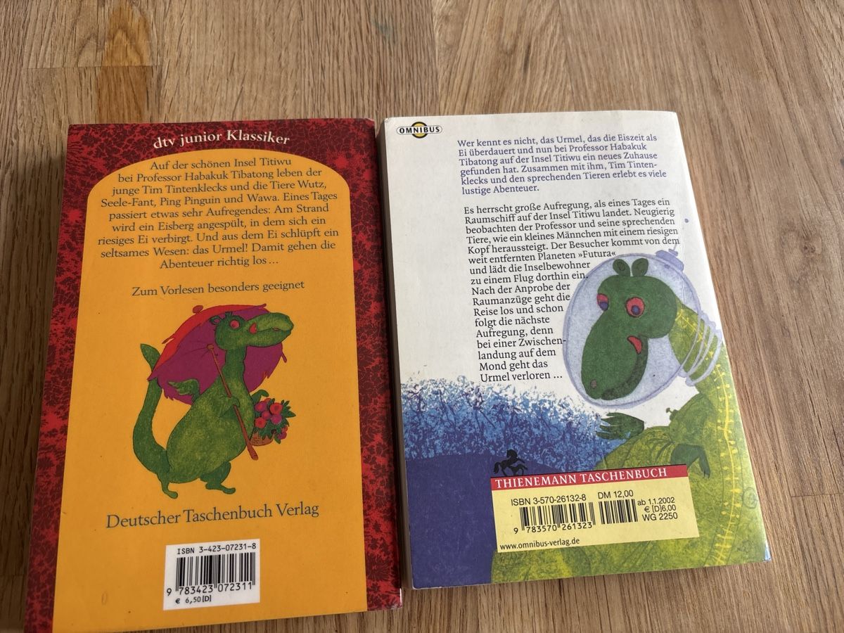 Libri: Urmel Bücher Set, Max Kruse, Kinderbücher,ä – Usato da Rickenbach b. Wil venduto da Tweeny02 1
