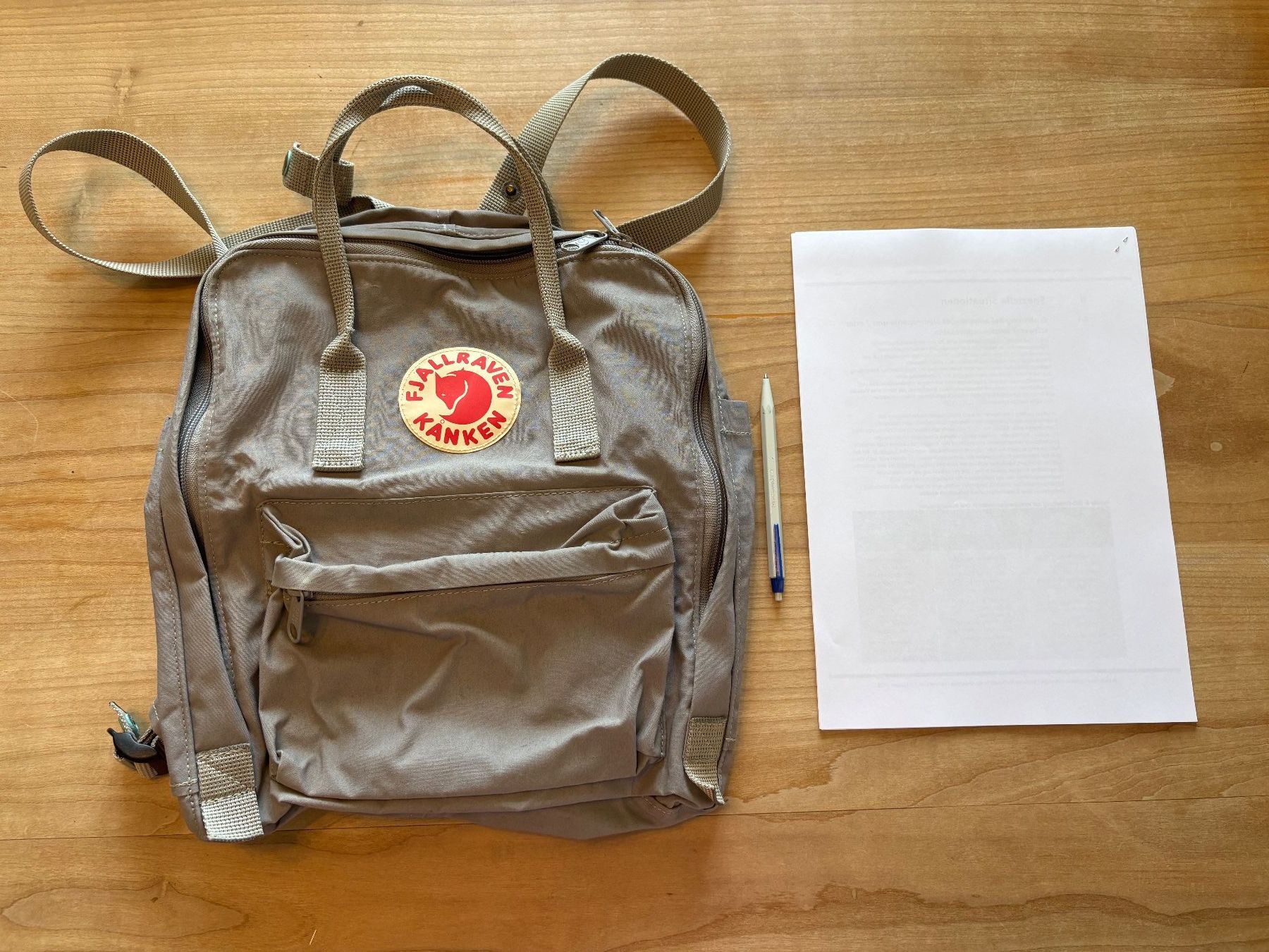 Fjällräven Zaini: FJÄLLRÄVEN grauer Rucksack – Usato da Zürich venduto da missmodernage 7