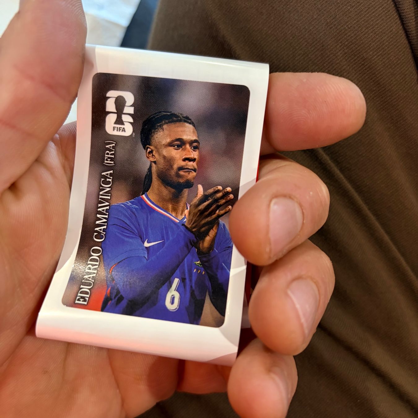 Panini Cartes à collectionner: CC3 Eduardo Camavinga Cola Sticker Panini – Neuf (Voir description) à Avenches par Myth_Cloth