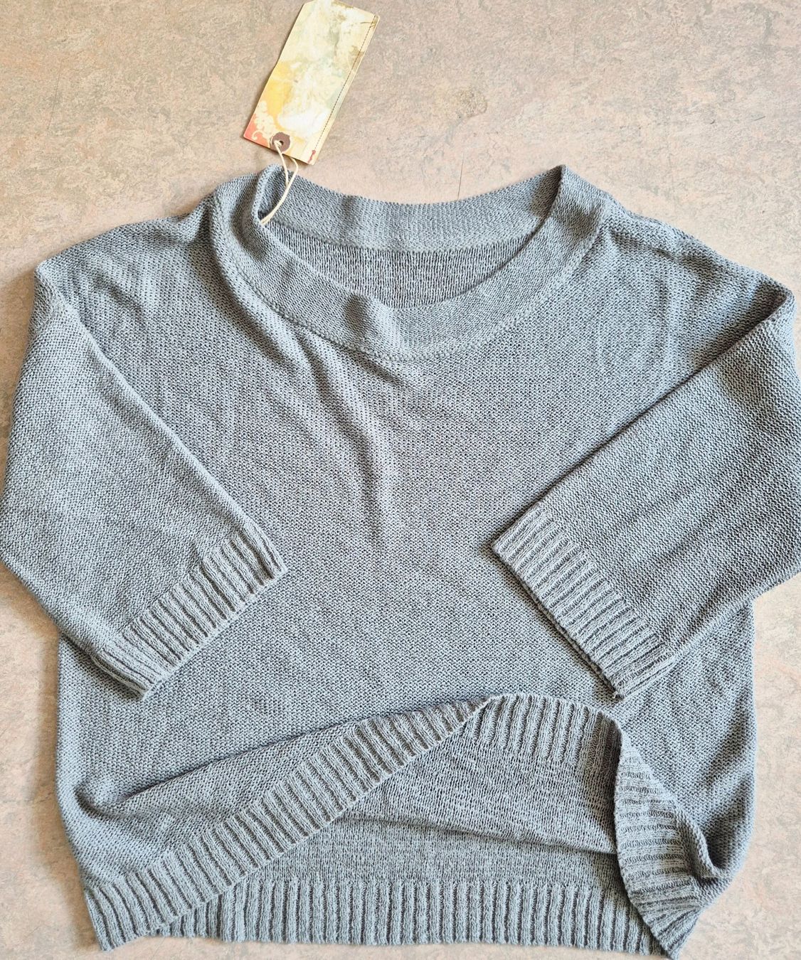 Pullover & Sweatshirts: PULLOVER PULLI TOM TAYLOR S 36 GRAU , TOP ZU LEVI'S HOSE – Gebraucht aus Elsau von the-colorful-side