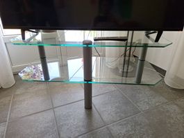 Fernsehmöbel - Glas - TV Bank - TV Möbel Tisch