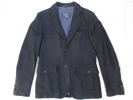 Woolrich - Fischgrätmuster Blazer Jacke Gr. M
