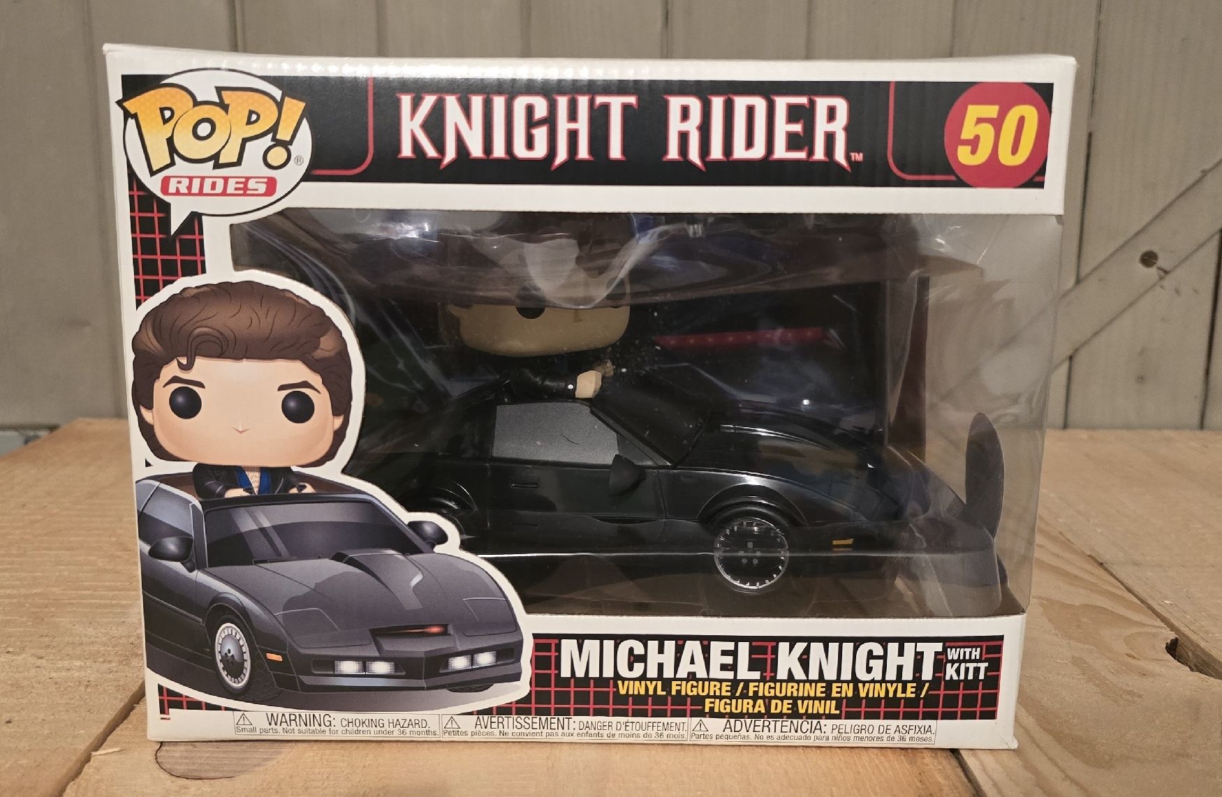 Knight Rider - Michael Knight mit KITT Pop Rides 50! (Neu (gemäss ...
