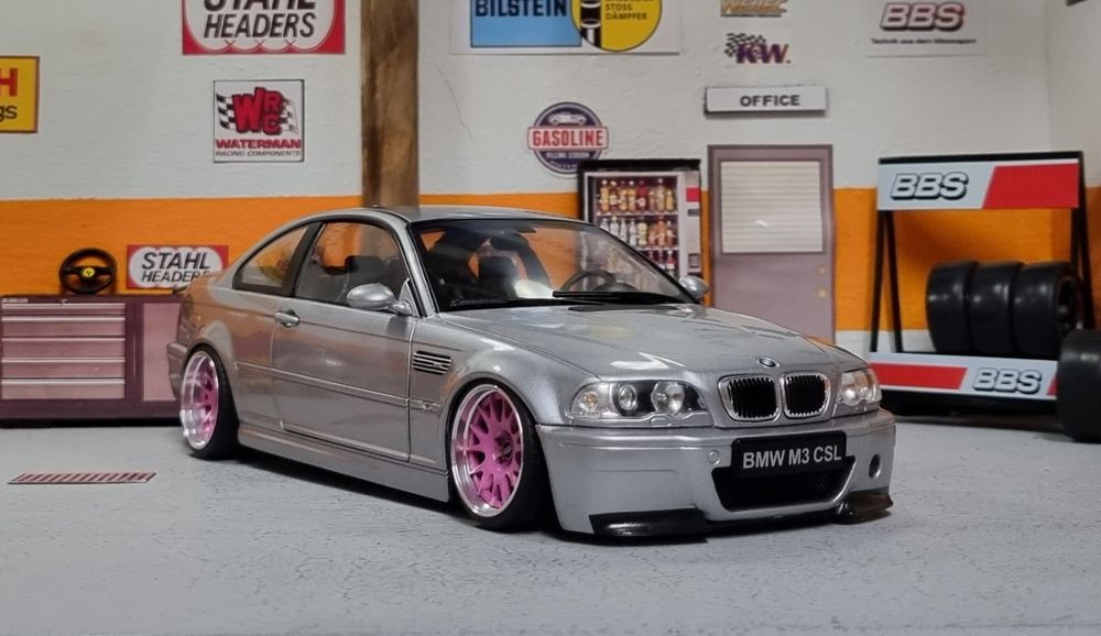 1/18 BMW M3 E46 CSL Umbau Tuning