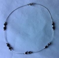Kette mit Obsidian - Sternchen