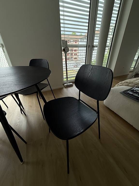 Micasa Sedie: Stühle 4Stk. | schwarz, Eiche – Usato da Basel venduto da Luisa_b