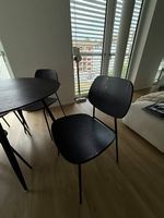 Stühle 4Stk. | schwarz, Eiche