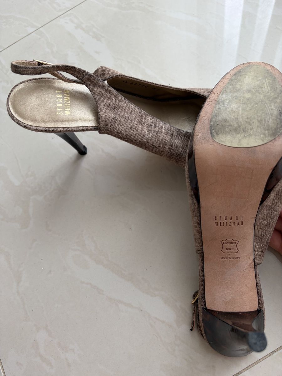Stuart Weitzman Scarpe da donna: Pumps Stuart Weitzman beige Grösse 39 Slingpumps – Usato da Reinach BL venduto da ali_qls5 2