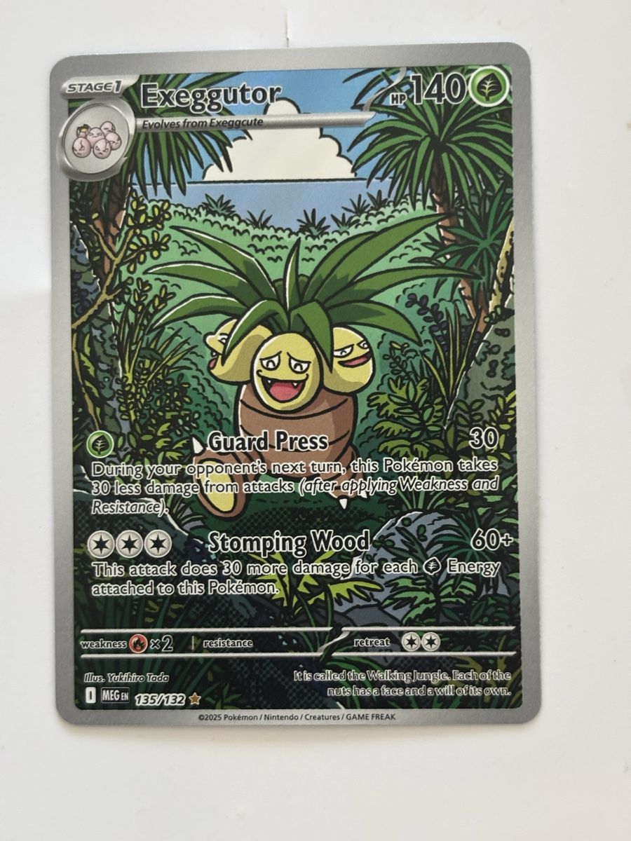 Pokémon Carte collezionabili: Carte Pokémon EXEGGUTOR meg 135 – Nuovo (secondo la descrizione) da lausanne venduto da helderj