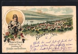 Litho Beinwil a. See, Teilansicht, Kätc