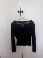 haut en dentelle noire, taille M