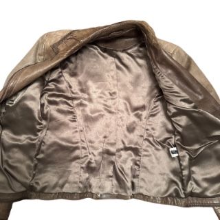 Giacche: Vintage brown leather jacket L – Usato da Zofingen venduto da JumpInVintage 3