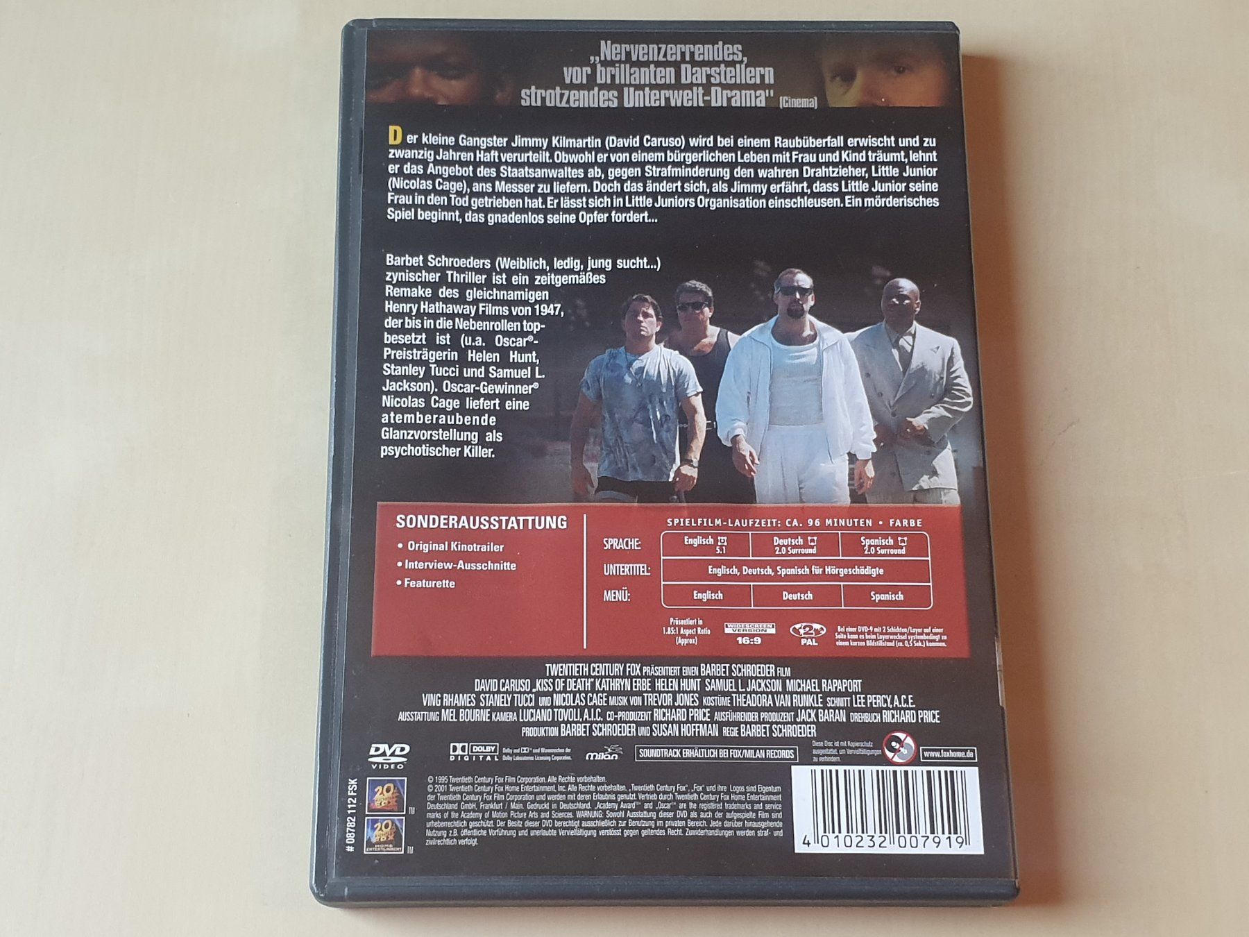 Alle DVDs: Kiss of Death – Gebraucht aus Stansstad von collectorsshop 1