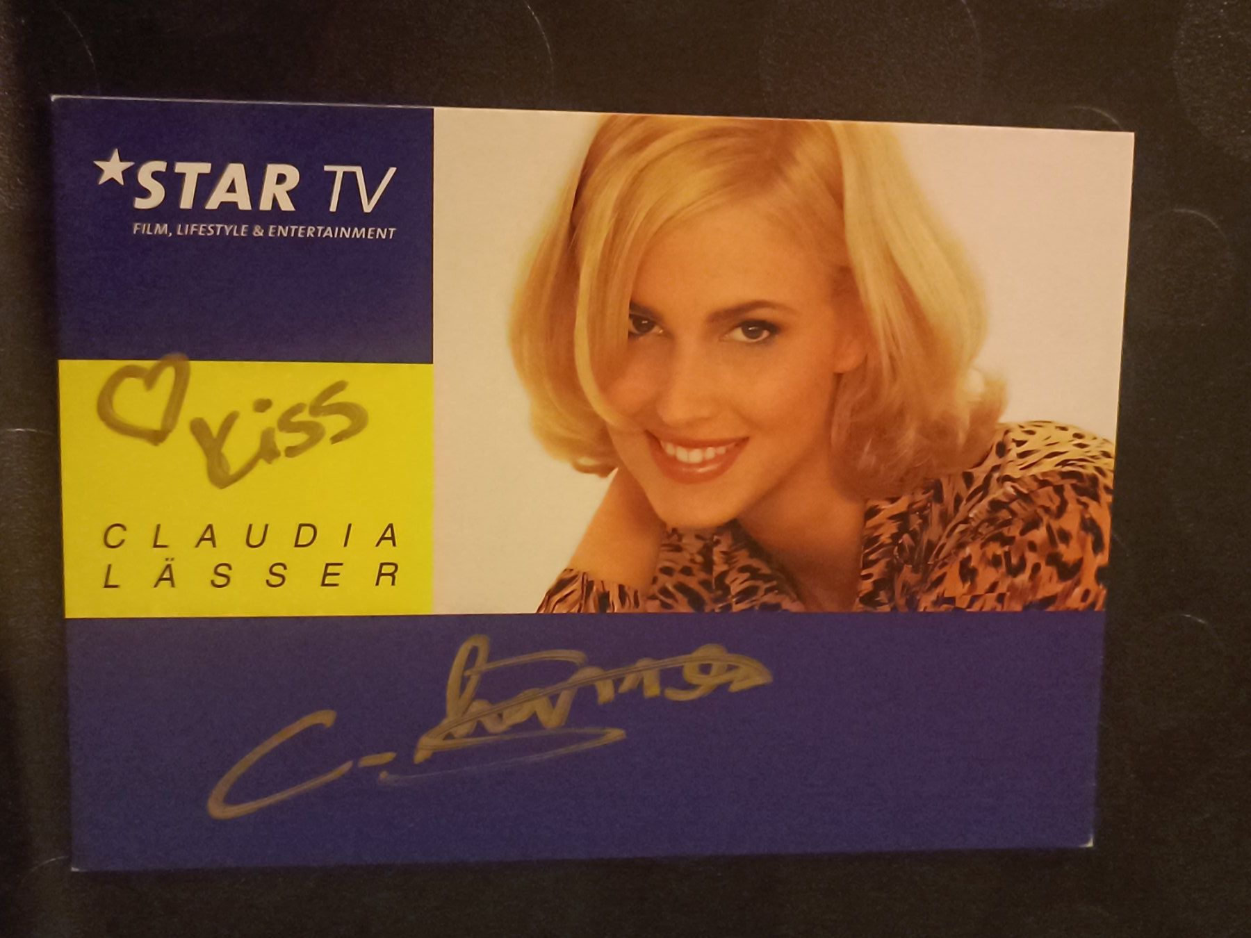 Autografi: Claudia Lässer - handsignierte Autogrammkarte – Usato da Menziken venduto da Artographs