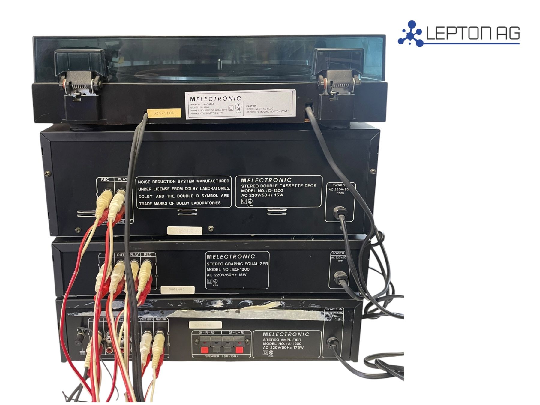 Audio- & Mediensysteme: Melectronic 1200 Stereoanlage/4 Komponenten – Gebraucht aus Niederdorf von LeptonAG 2