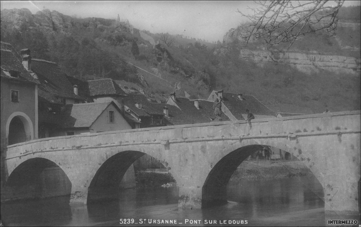 Cartoline postali: St. Ursanne // Pont sur le Doubs – Usato da Basel venduto da intermezzo12