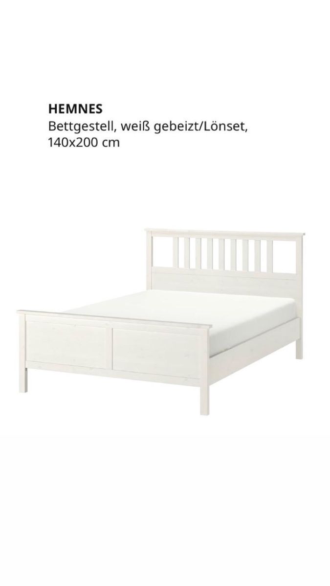 Letti: Bett IKEA Hemnes inkl Matratze – Nuovo (secondo la descrizione) da Sissach venduto da pne_8z2h