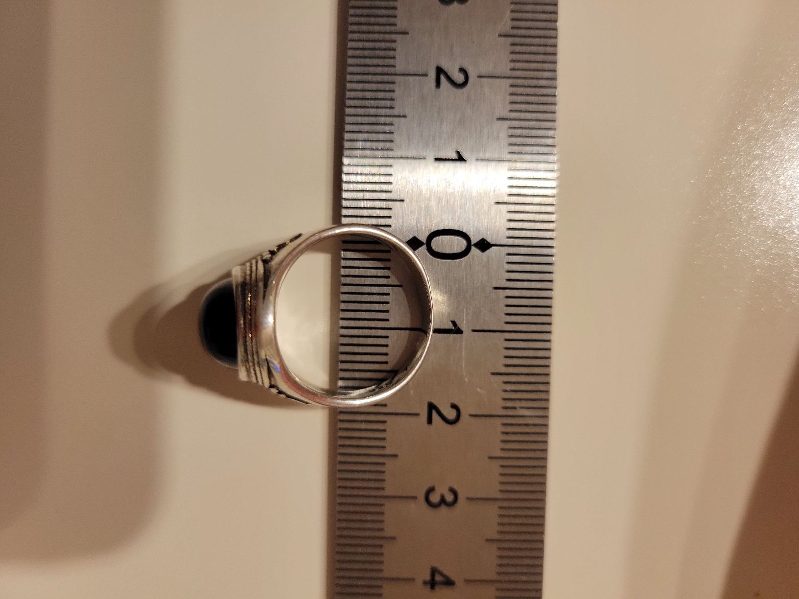 Anelli: Bague argent 925 avec pierre noire, Taille 52 – Usato da Bernex venduto da Dariafr 5