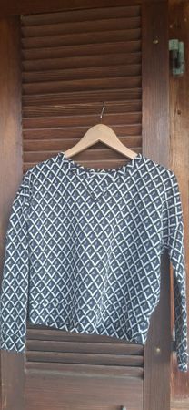 Rich & Royal Pullover geometrisch Muster XS